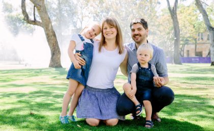 Jamin and Brigitta Day and family Jamin and Brigitta Day and family